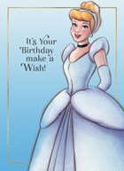 Assepoester Verjaardagskaart make a wish